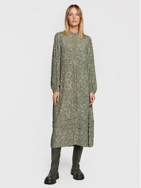 Moss Copenhagen Moss Copenhagen Marškinių tipo suknelė Jenica 16941 Žalia Regular Fit