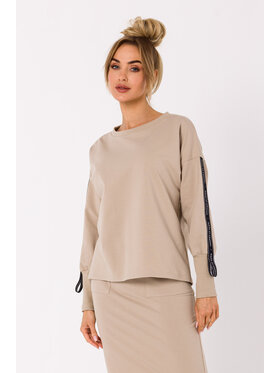Made of Emotion Made of Emotion Felpa M727 Beige Premium Fit