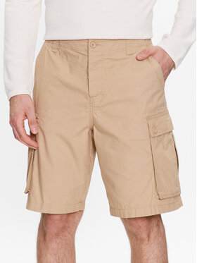 United Colors Of Benetton United Colors Of Benetton Шорти з тканини 4LN5U9006 Бежевий Regular Fit
