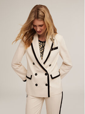 Motivi Motivi Giacca outdoor Q686Q000877N002 Bianco Over Fit