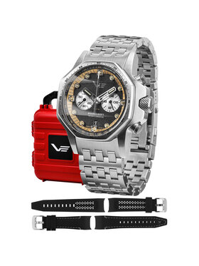 Vostok Europe Vostok Europe Zegarek VK64-640A698B Srebrny