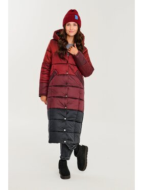 NAOKO NAOKO Kurtka zimowa Helsinki Ruby Czerwony Regular Fit