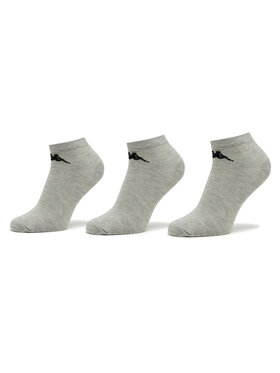 Kappa Kappa Набір з 3 пар низьких шкарпеток unisex 708068 Сірий