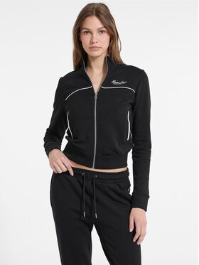 Guess Jeans Guess Jeans Majica dugih rukava 176145 Crna Classic Fit