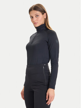 Rossignol Rossignol Bluză tehnică Mid Layer Stretch Half-Zip RLOWL17 Negru