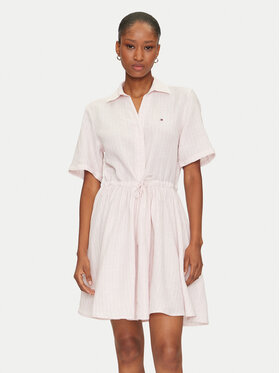Tommy Hilfiger Tommy Hilfiger Sukienka koszulowa Ess WW0WW44672 Różowy Regular Fit