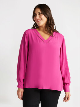 Fiorella Rubino Fiorella Rubino Bluzka 2740T002227N019 Różowy Regular Fit