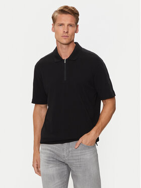 Armani Exchange Armani Exchange Polo 6DZFLC ZJM5Z 1200 Crna Regular Fit