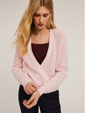 Motivi Motivi Cardigan M217W003272N006 Rosa Regular Fit