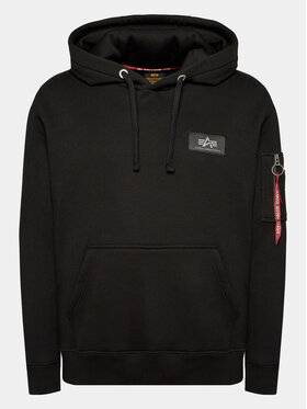 Alpha Industries Alpha Industries Sweatshirt Back Print 178318 Schwarz Regular Fit