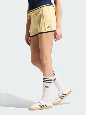 adidas adidas Szorty sportowe 165212 Żółty Slim Fit