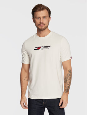 Tommy Hilfiger Tommy Hilfiger T-Shirt Essentials MW0MW27933 Bílá Regular Fit