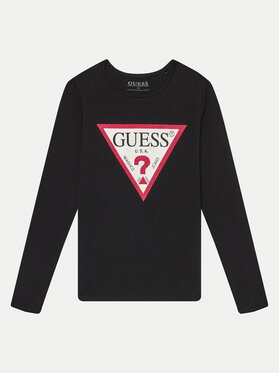 Guess Guess Majica J2YI50 K6YW1 Crna Regular Fit