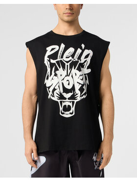 Plein Sport Plein Sport Tank top 28353 Czarny Regular Fit