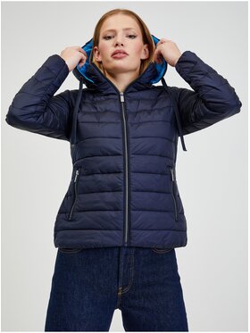 Orsay Orsay Kurtka zimowa 809020526000__36 Niebieski Regular Fit