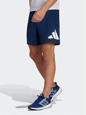 adidas adidas Szorty sportowe Train Essentials Logo Training Shorts IB8124 Niebieski Regular Fit