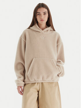 adidas adidas Bluză Essentials Teddy JW6061 Bej Oversize