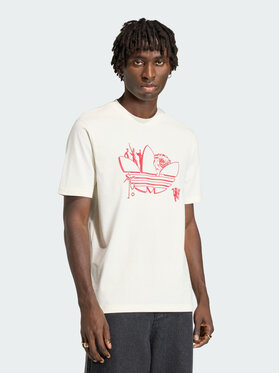 adidas adidas Koszulka techniczna 162051 Biały Regular Fit