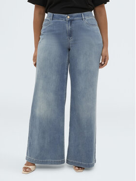 Fiorella Rubino Fiorella Rubino Jeansy P476T005380N004 Niebieski Over Fit