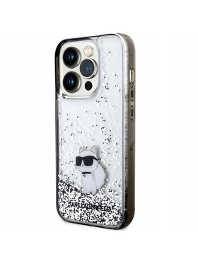 KARL LAGERFELD KARL LAGERFELD Etui na telefon Liquid Glitter Choupette Przezroczysty