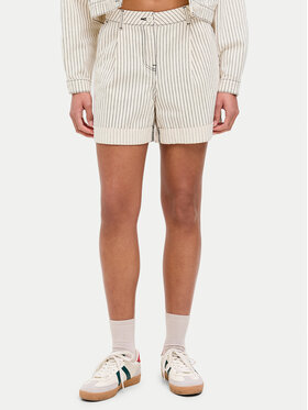 JJXX JJXX Kratke hlače Maddy 12253014 Écru Loose Fit