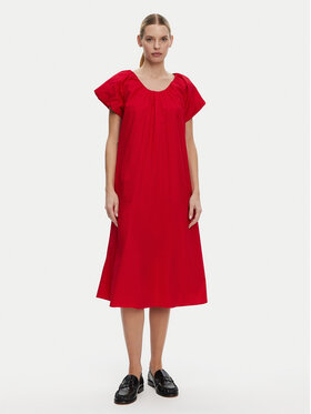 Tommy Hilfiger Tommy Hilfiger Rochie de vară WW0WW44667 Roșu Relaxed Fit
