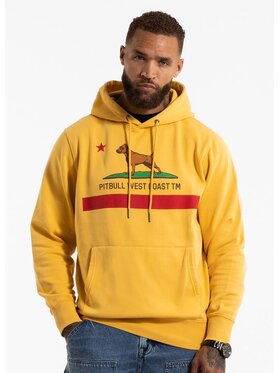 PITBULL PITBULL Bluza CALIFORNIA FLAG Żółty Regular Fit