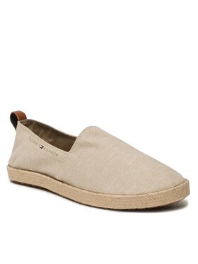 Tommy Hilfiger Tommy Hilfiger Espadryle Th Espadrille Core Chambray FM0FM04451 Beżowy