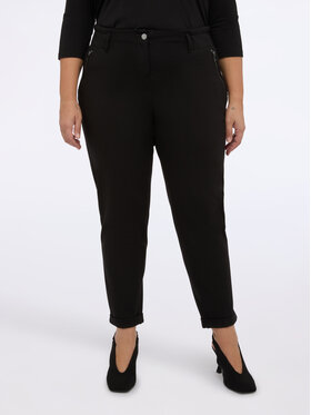 Fiorella Rubino Fiorella Rubino Spodnie materiałowe P711L002237N033 Czarny Regular Fit