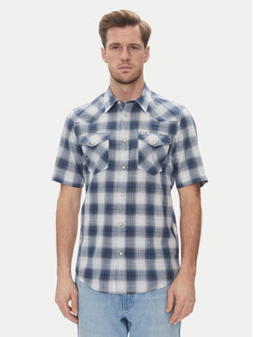 Wrangler Wrangler Koszula Western 112362381 Niebieski Regular Fit