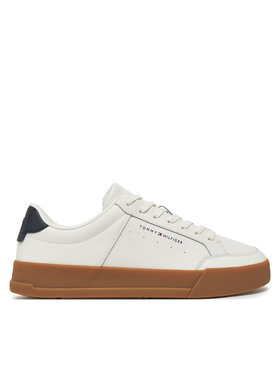 Tommy Hilfiger Tommy Hilfiger Sneakersy Th Court Mix Lth FM0FM05489 Biały