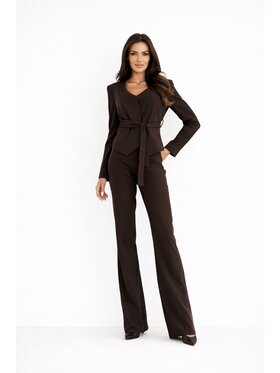 LilaLou LilaLou Garnitur Giselle Brązowy Regular Fit