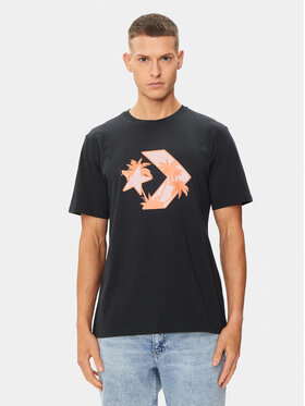 Converse Converse Tricou M Festival Star Chev Tee 10026417-A01 Negru Regular Fit