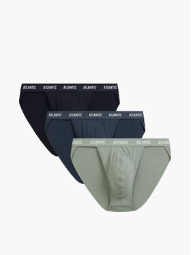 Atlantic Atlantic Slipy Tanga Granatowy