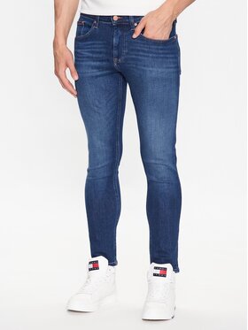 Tommy Jeans Tommy Jeans Džinsi Austin DM0DM16695 Tumši zils Slim Fit