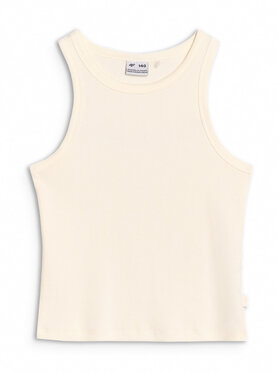 4F 4F Tank top SWELLS OF THE OCEAN Biały Slim Fit