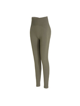 Yeaz Yeaz Legginsy CHARM Zielony Slim Fit