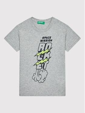 United Colors Of Benetton United Colors Of Benetton T-shirt 3I1XG101C Gris Regular Fit