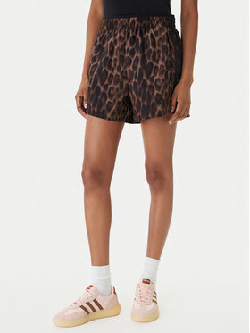 adidas adidas Športové kraťasy Workout Essentials Leopard Woven JZ4935 Hnedá Regular Fit