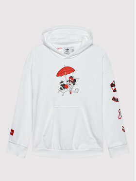 adidas adidas Sweatshirt Disney Mickey And Friends HF7578 Weiß Relaxed Fit