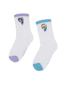 My Little Pony My Little Pony Skarpety długie CEO-ACCCS-SS26-309MLP(2-PACK) Biały
