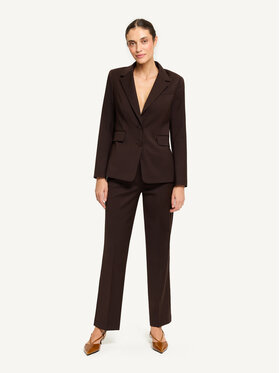 KMX KMX Spodnie materiałowe 809000005 Brązowy Straight Fit