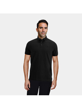 Alpinus Alpinus Polo Sherali Czarny Regular Fit