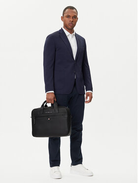 Tommy Hilfiger Tommy Hilfiger Torba za laptop Essential Pu Computer Bag AM0AM09507 Crna