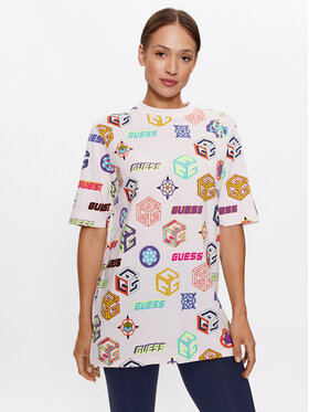 Guess Guess Тишърт V3YI05 I3Z14 Цветен Oversize