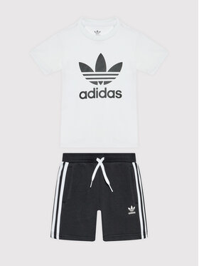 adidas adidas Komplet t-shirt i szorty sportowe adicolor HK2968 Kolorowy Regular Fit