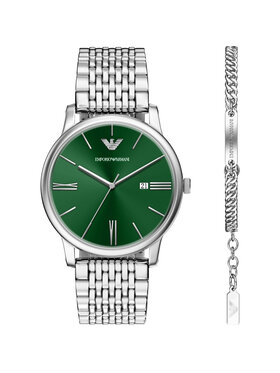 Emporio Armani Emporio Armani Zegarek AR80087SET Srebrny