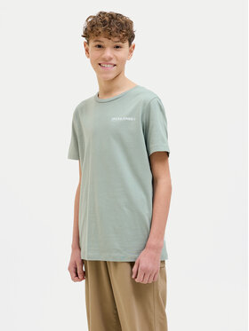 Jack&Jones Junior Jack&Jones Junior Тишърт Hawaii 12269831 Зелен Regular Fit