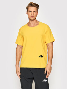 Nike Nike T-shirt technique Rise 365 CZ9050 Jaune Standard Fit