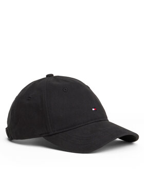 Tommy Hilfiger Tommy Hilfiger Cepure ar nagu Th Flag Soft 6 Panel AW0AW17781 Melns